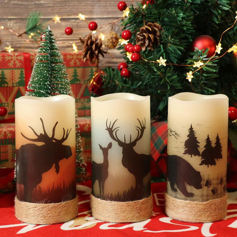 Halloween Flameless Candles – Spooky LED Decor for Indoors Outdoors-Solar Wind LED Chime