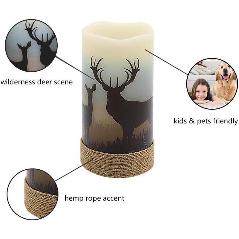 Halloween Flameless Candles – Spooky LED Decor for Indoors Outdoors-Solar Wind LED Chime