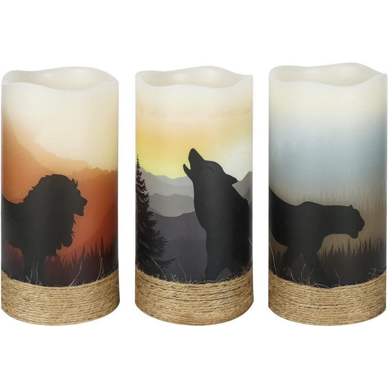 Halloween Flameless Candles – Spooky LED Decor for Indoors Outdoors-Solar Wind LED Chime