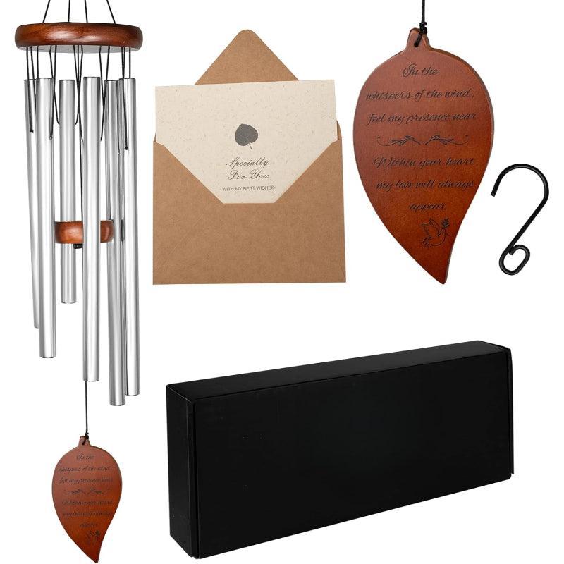 Ethereal Tones Wind Chimes-Solar Wind LED Chime