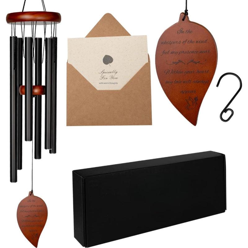 Ethereal Tones Wind Chimes-Solar Wind LED Chime