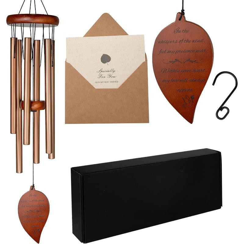 Ethereal Tones Wind Chimes-Solar Wind LED Chime
