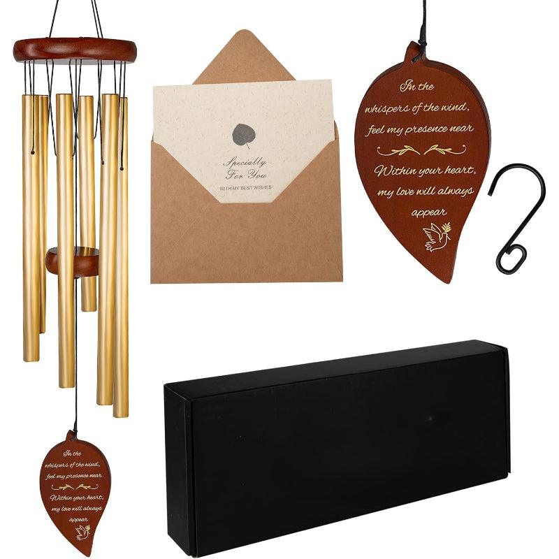 Ethereal Tones Wind Chimes-Solar Wind LED Chime
