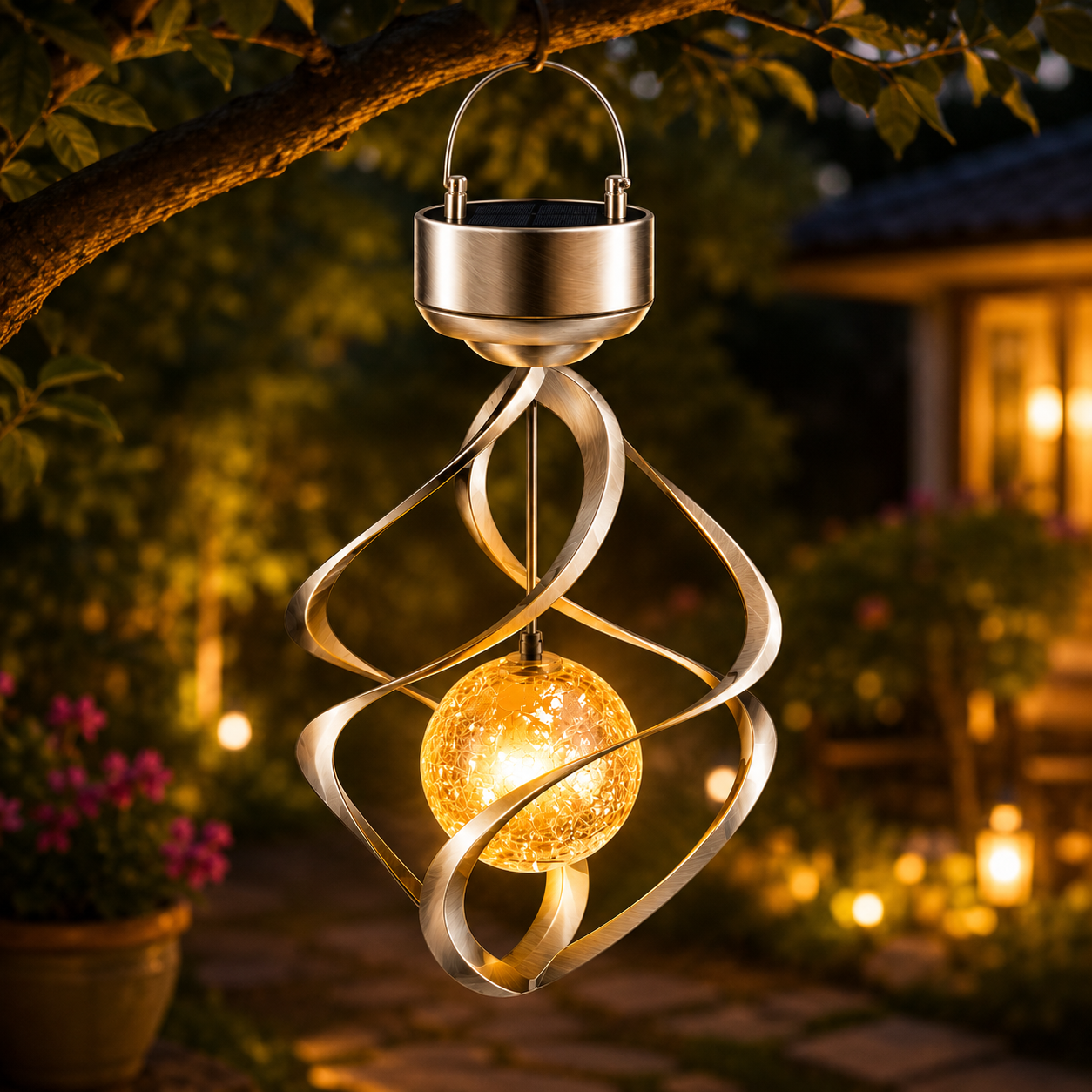 Solar Color Changing Chime - Solar Lights for Outdoor Decoration