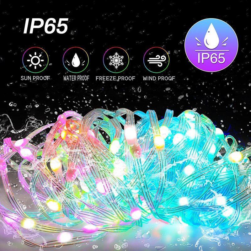Indoor Fairy String Lights – LED USB Smart Home Decor Lights-Solar Wind LED Chime