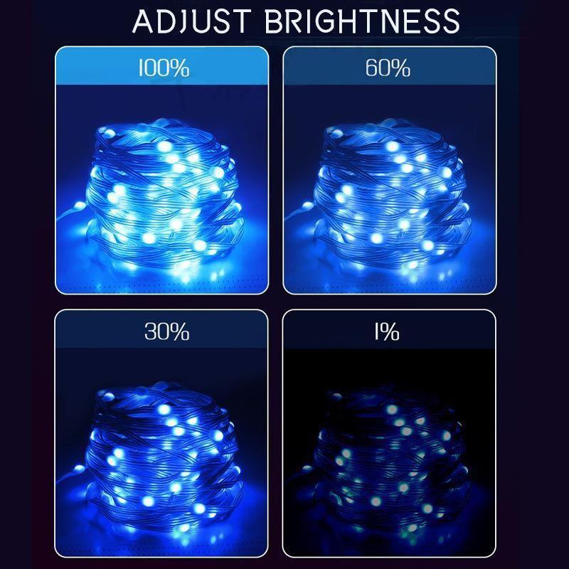 Indoor Fairy String Lights – LED USB Smart Home Decor Lights-Solar Wind LED Chime