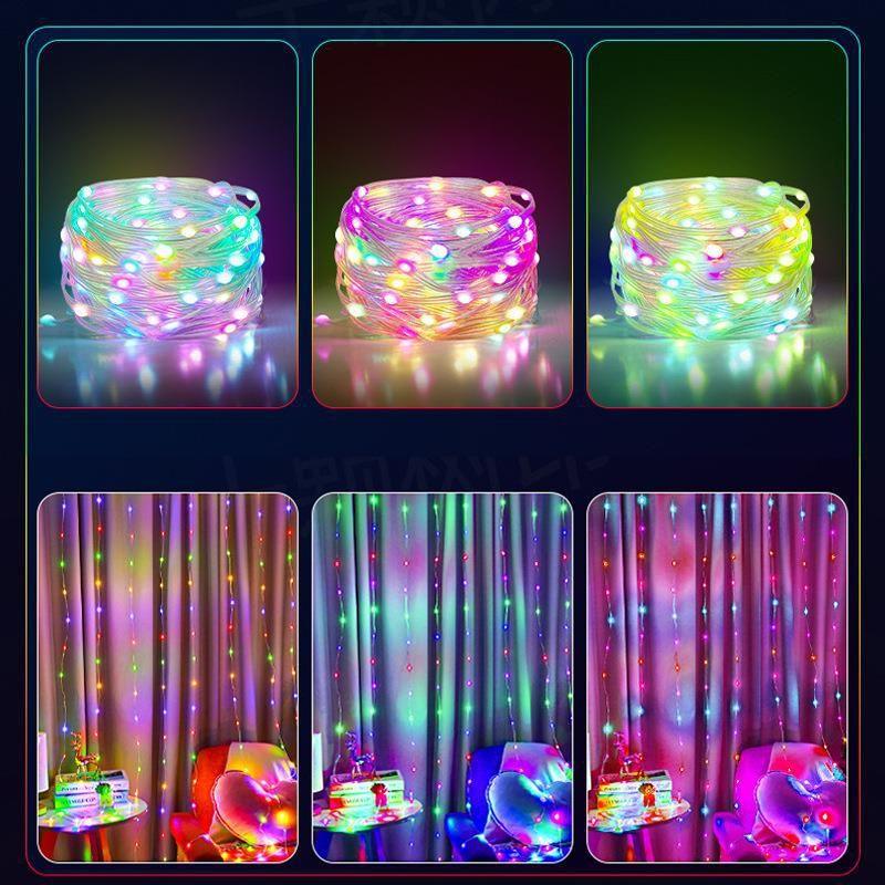 Indoor Fairy String Lights – LED USB Smart Home Decor Lights-Solar Wind LED Chime