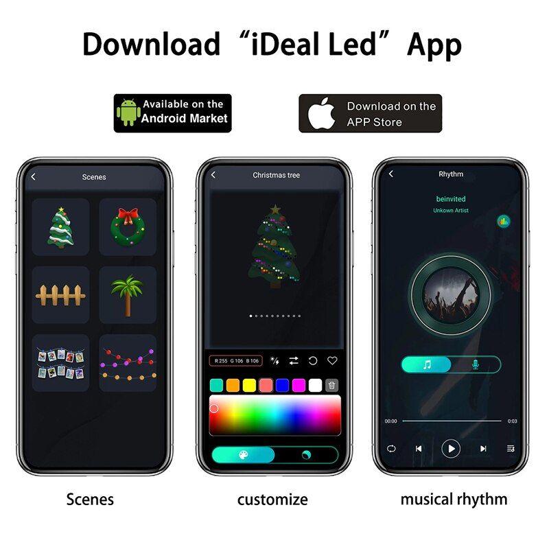 Indoor Fairy String Lights – LED USB Smart Home Decor Lights-Solar Wind LED Chime