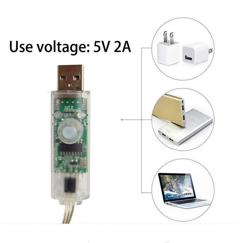 Indoor Fairy String Lights – LED USB Smart Home Decor Lights-Solar Wind LED Chime