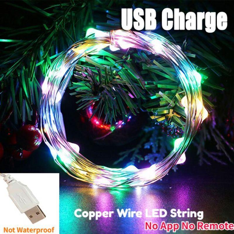 Indoor Fairy String Lights – LED USB Smart Home Decor Lights-Solar Wind LED Chime
