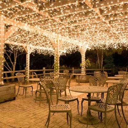 17-Meter Solar Fairy String Lights – Outdoor Decorative Lighting-Solar Wind LED Chime