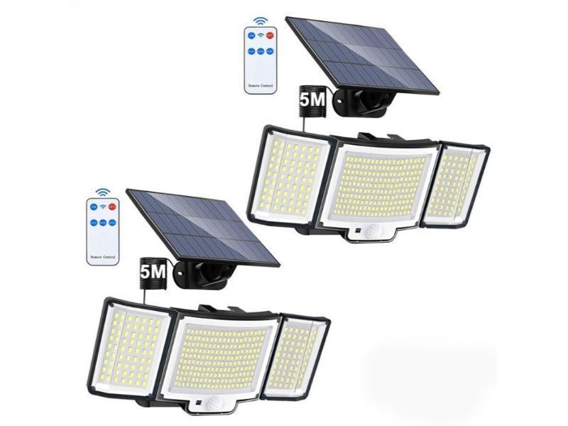 IP65 LED Solar Motion Lights – Waterproof Outdoor Security Lighting-Solar Wind LED Chime