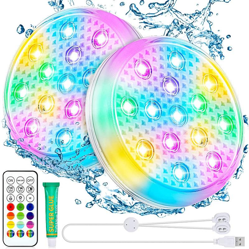 LED Floating Tub Lights – Waterproof Color Changing Spa Lights-Solar Wind LED Chime
