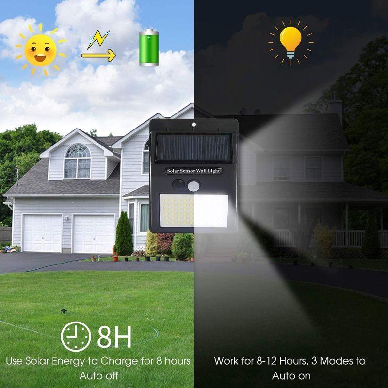 Motion Sensor Solar Lights - Bright Durable and Eco-Friendly-Solar Wind LED Chime