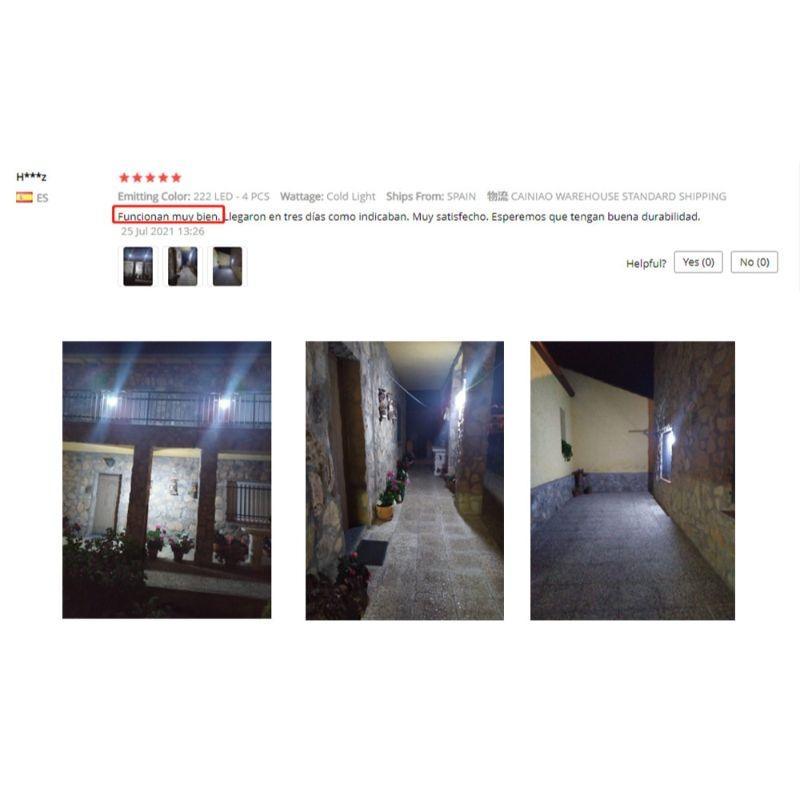 Motion Sensor Solar Lights - Bright Durable and Eco-Friendly-Solar Wind LED Chime