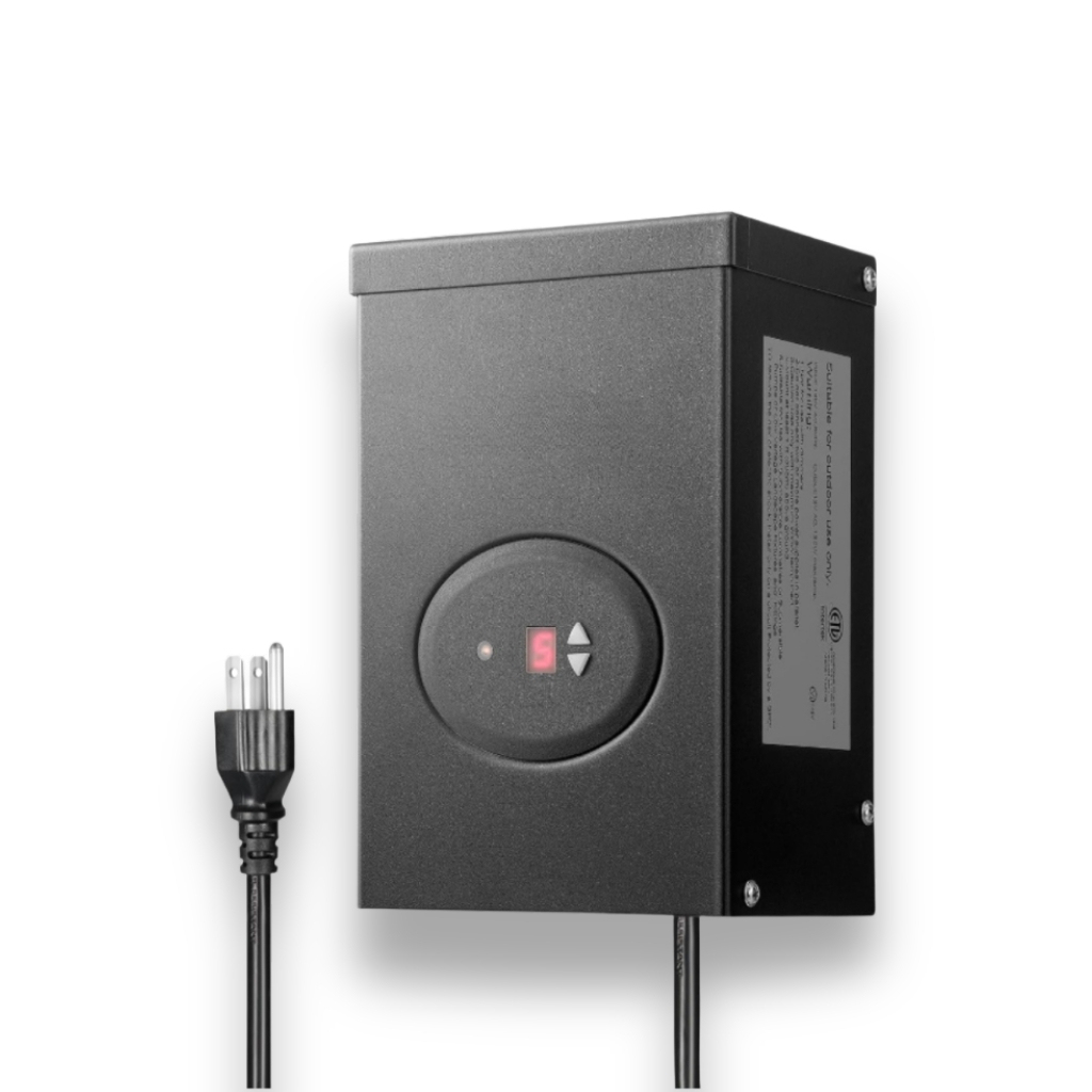 Outdoor Landscape Transformer With Timer And Photocell Sensor