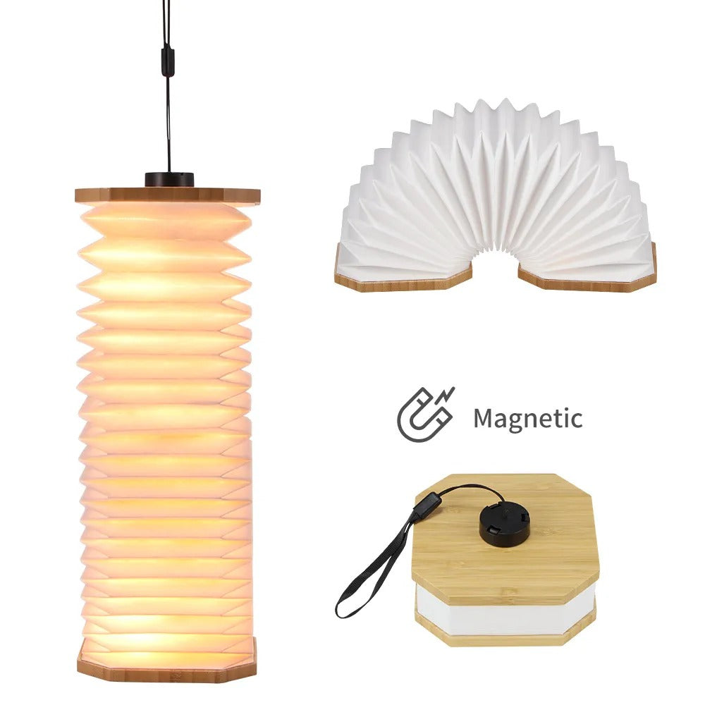 Vibrant Accordion Light-Solar Wind LED Chime