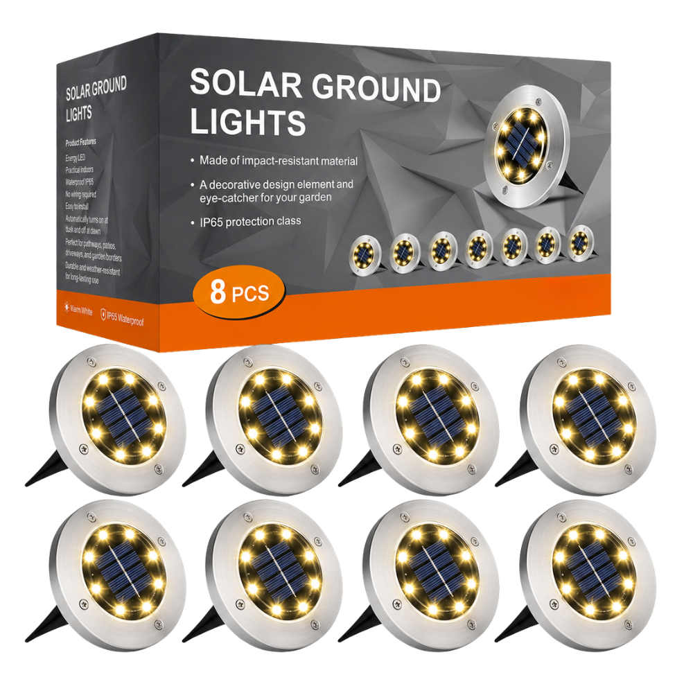 Outdoor Waterproof Solar Pathway Lights