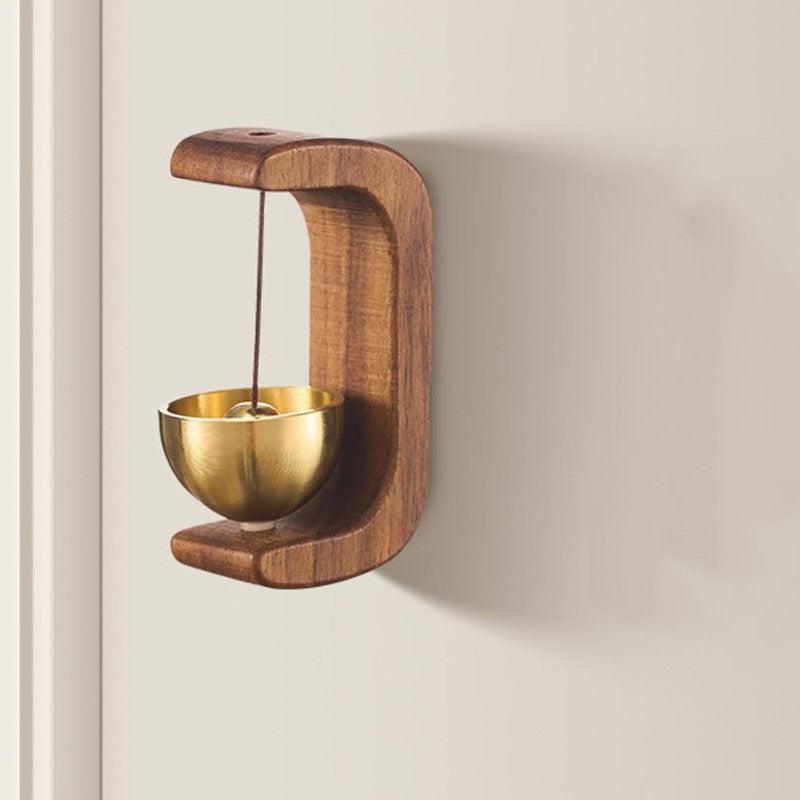 Wooden Doorbell Chime - Enhance Your Space Stylish-Solar Wind LED Chime