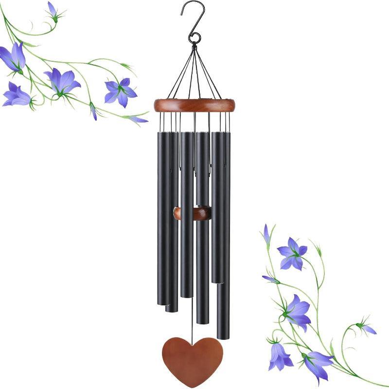 Memorial Garden Wind Chimes-Solar Wind LED Chime