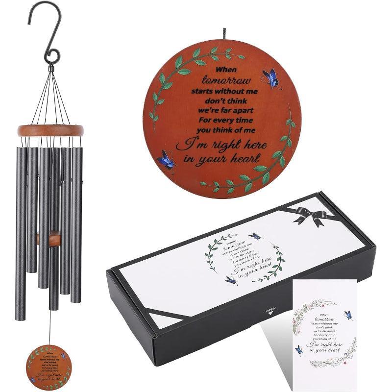 Memorial Garden Wind Chimes-Solar Wind LED Chime