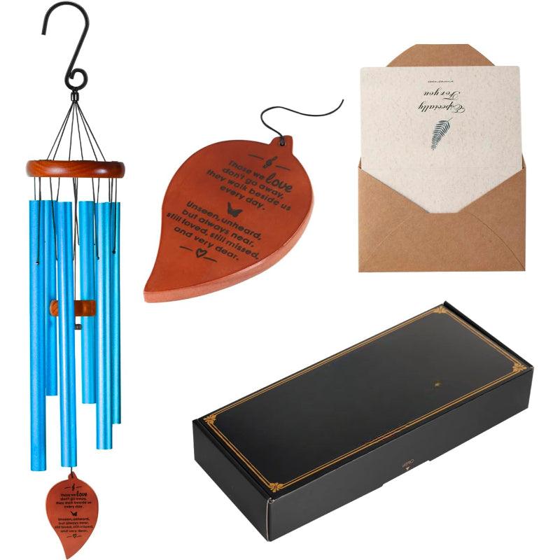 Memorial Garden Wind Chimes-Solar Wind LED Chime
