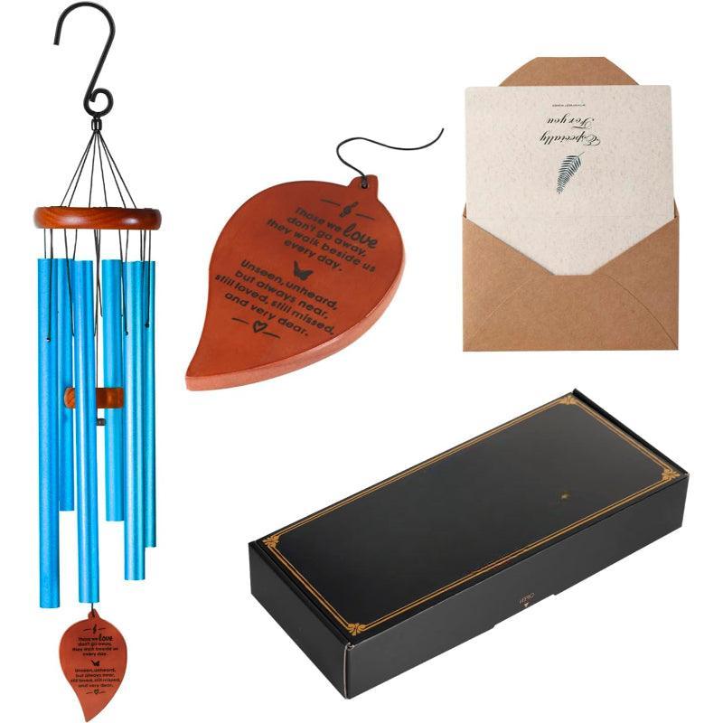 Memorial Garden Wind Chimes-Solar Wind LED Chime