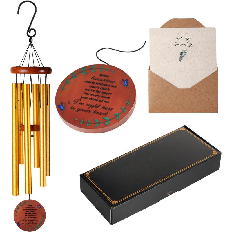Memorial Garden Wind Chimes-Solar Wind LED Chime