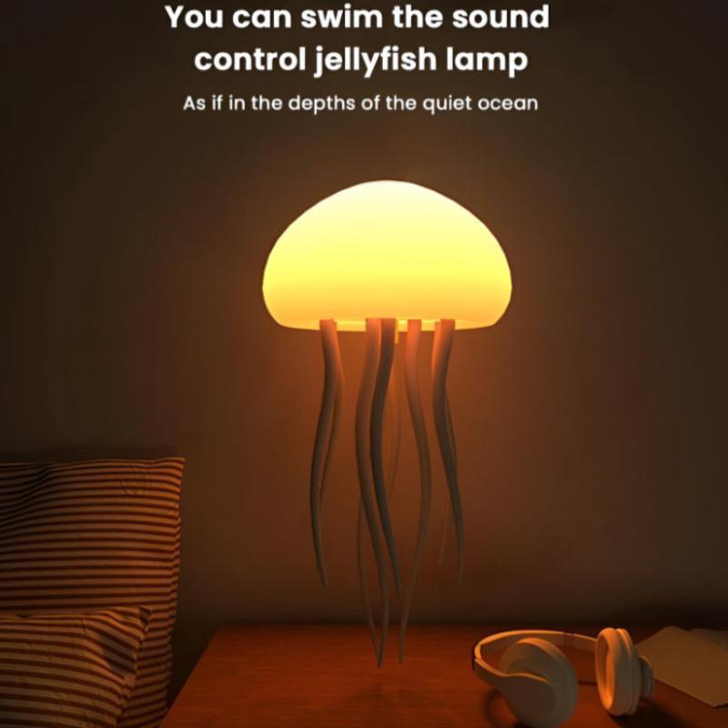 Mesmerizing Jellyfish Lamp – Voice-Controlled Mood Lighting-Solar Wind LED Chime