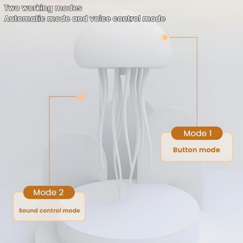 Mesmerizing Jellyfish Lamp – Voice-Controlled Mood Lighting-Solar Wind LED Chime