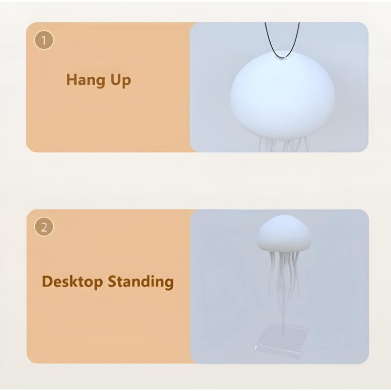 Mesmerizing Jellyfish Lamp – Voice-Controlled Mood Lighting-Solar Wind LED Chime