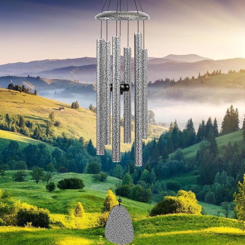 Large Outdoor Wind Chimes – Melodic Garden Decor for Relaxation-Solar Wind LED Chime