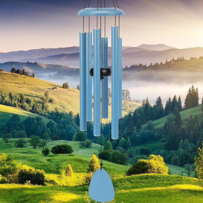 Large Outdoor Wind Chimes – Melodic Garden Decor for Relaxation-Solar Wind LED Chime