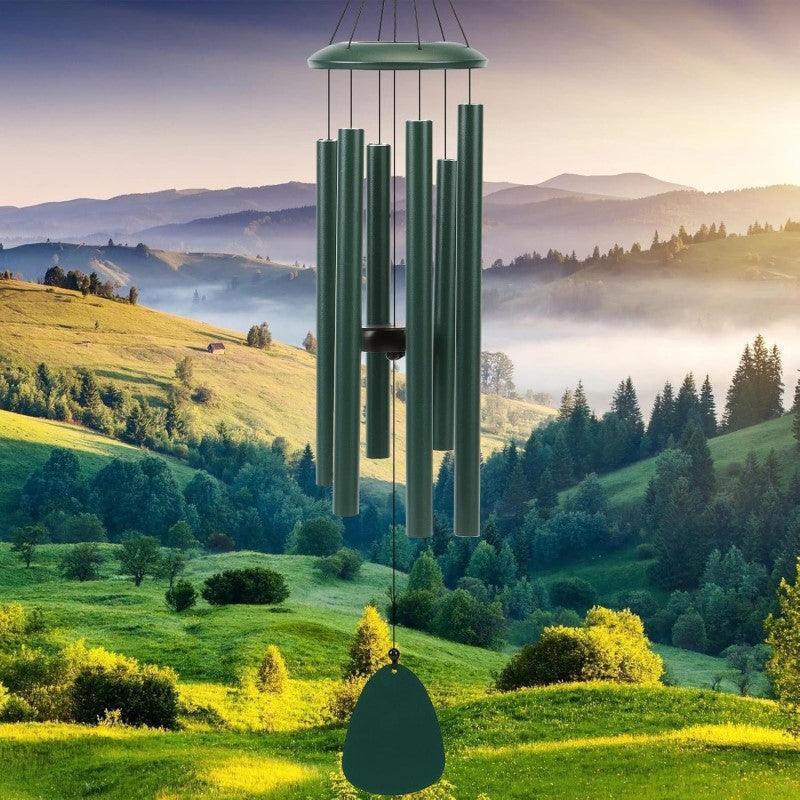 Large Outdoor Wind Chimes – Melodic Garden Decor for Relaxation-Solar Wind LED Chime