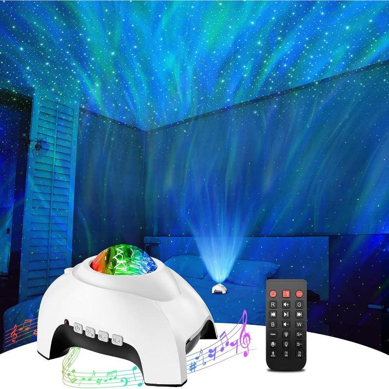 Night Light Projector – Bluetooth Speaker And Color Changing Lamp-Solar Wind LED Chime