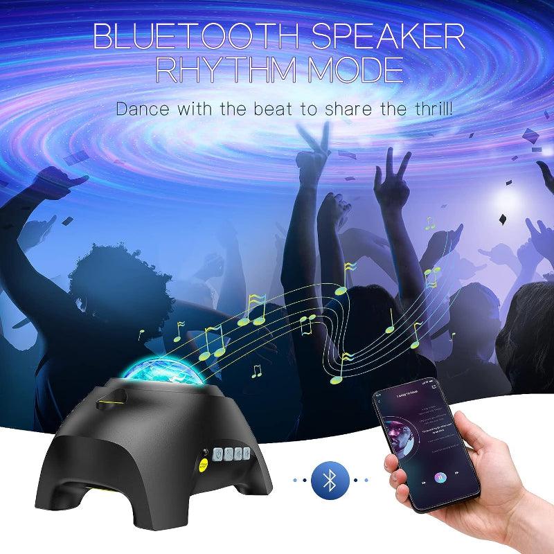 Night Star Projector – LED Ceiling Light with Bluetooth Speaker-Solar Wind LED Chime