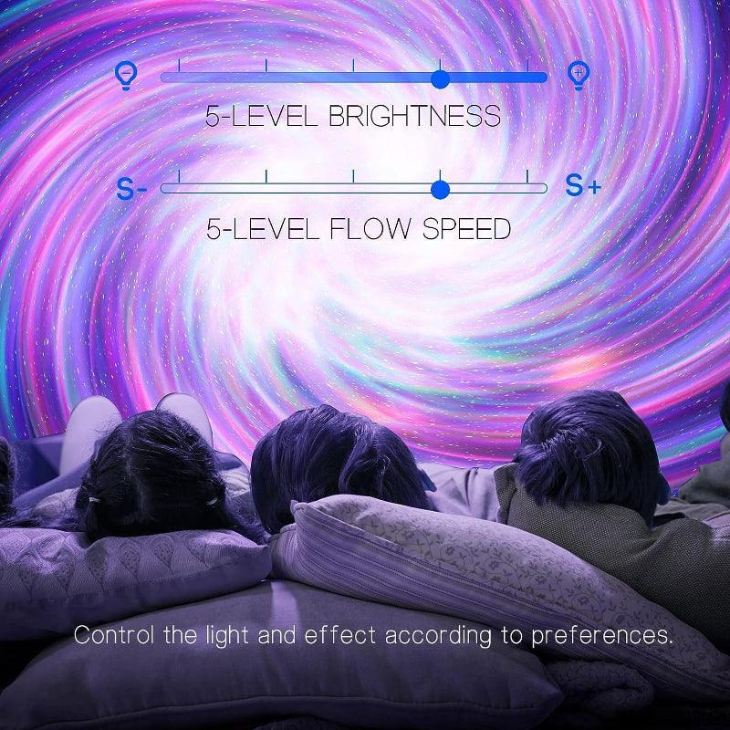 Night Star Projector – LED Ceiling Light with Bluetooth Speaker-Solar Wind LED Chime