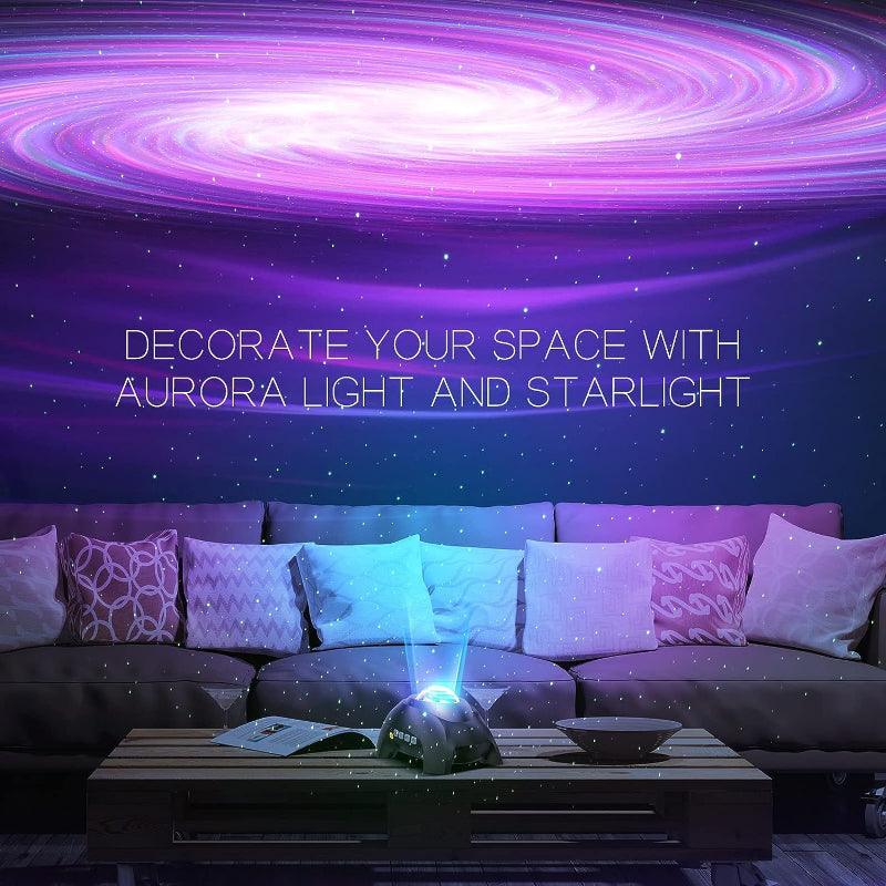Night Star Projector – LED Ceiling Light with Bluetooth Speaker-Solar Wind LED Chime