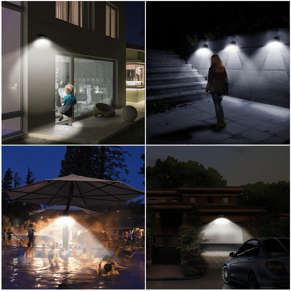 Outdoor Motion Sensor Lights – Wireless Security Lighting Solution-Solar Wind LED Chime