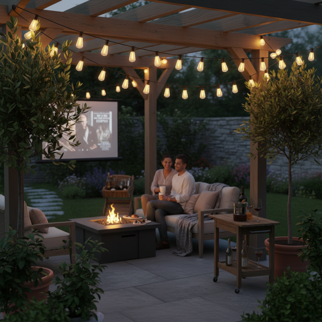 Outdoor String Led Patio Lights With Remote