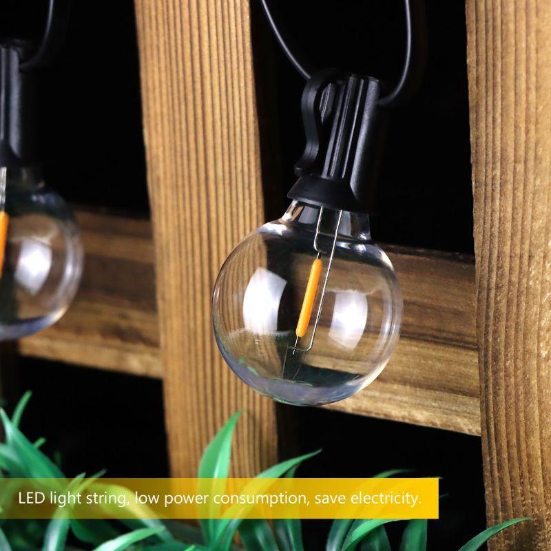 Outdoor LED Garland Lights – Waterproof Plug-In Holiday Decor-Solar Wind LED Chime
