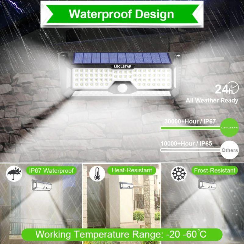 Outdoor Solar Wall Light – Reliable Motion Sensor Lighting-Solar Wind LED Chime