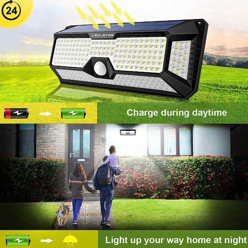 Outdoor Solar Wall Light – Reliable Motion Sensor Lighting-Solar Wind LED Chime