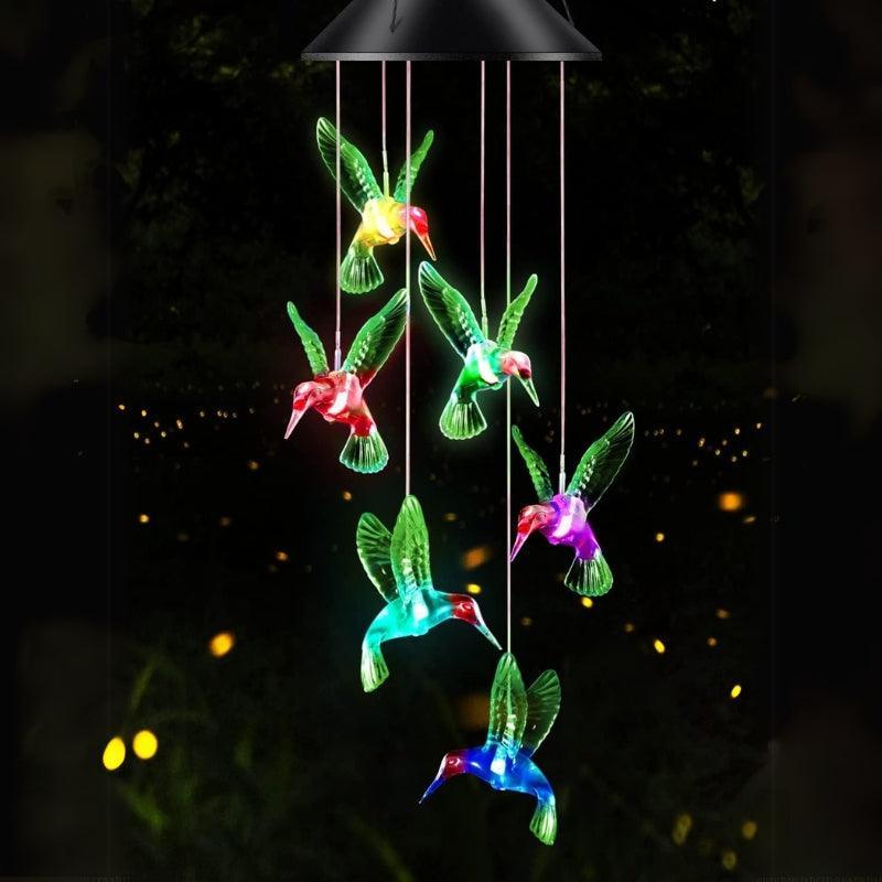 Solar Night Glow Wind Chime-Solar Wind LED Chime
