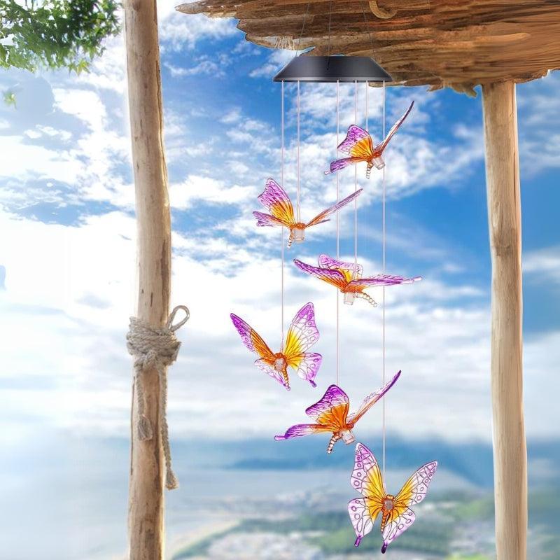 Solar Night Glow Wind Chime-Solar Wind LED Chime