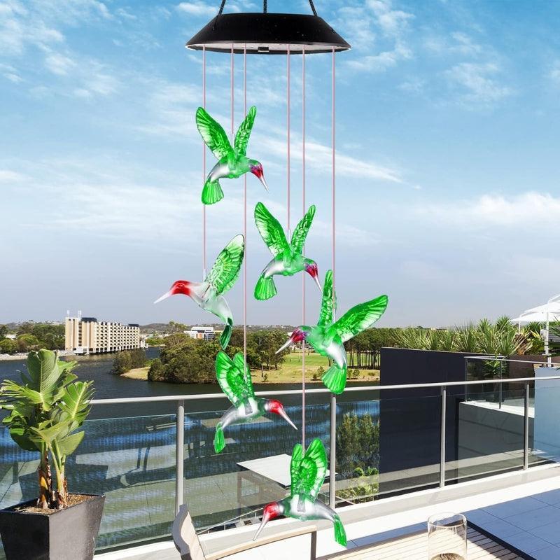 Solar Night Glow Wind Chime-Solar Wind LED Chime