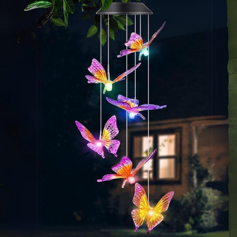 Solar Night Glow Wind Chime-Solar Wind LED Chime