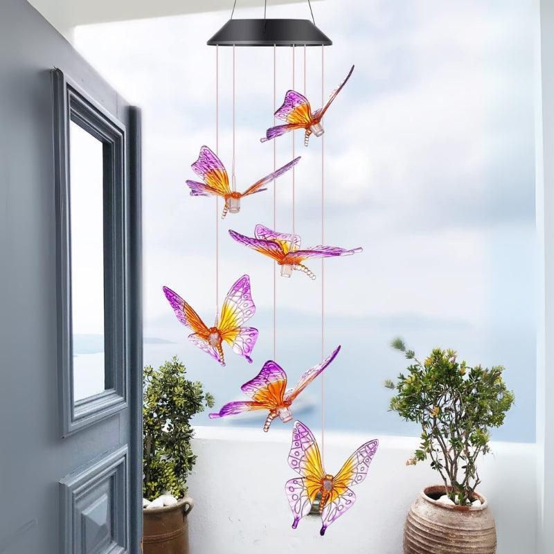 Solar Night Glow Wind Chime-Solar Wind LED Chime