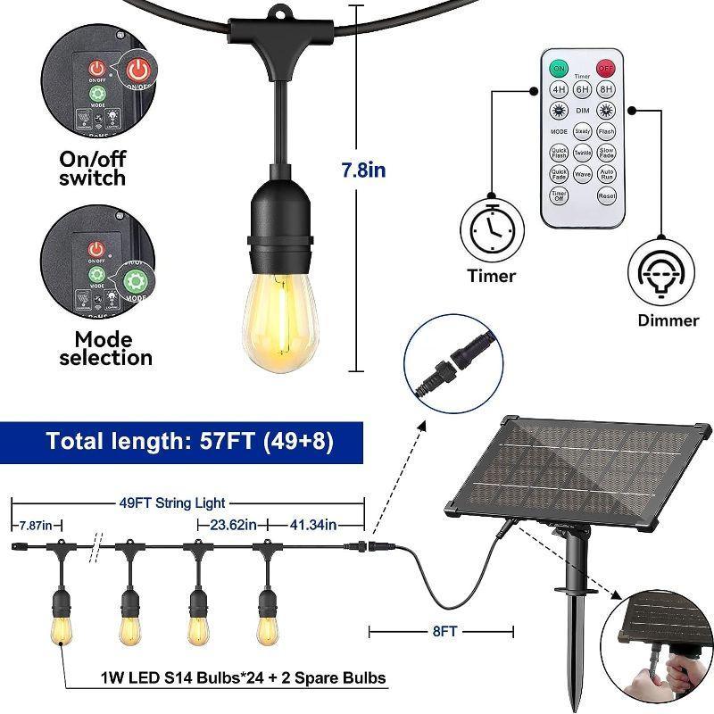 LED Outdoor Solar String Lights – Weatherproof Decor With Remote-Solar Wind LED Chime