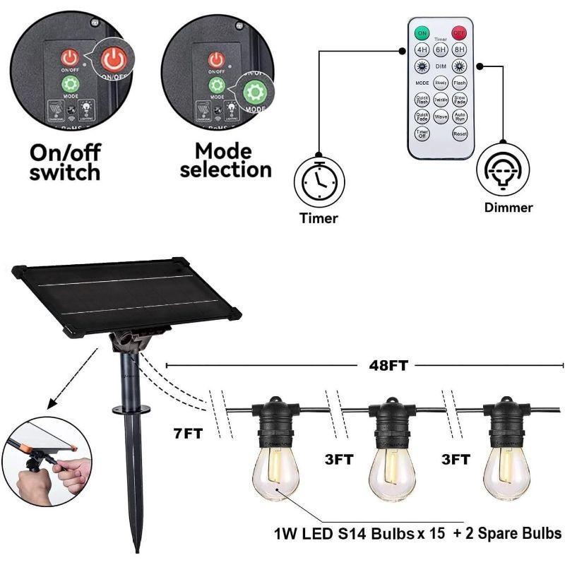 LED Outdoor Solar String Lights – Weatherproof Decor With Remote-Solar Wind LED Chime